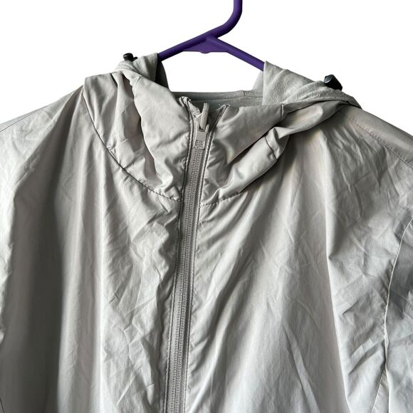 Uniqlo Jacket Reversible Full Zip Parka Womens Size Small Black Gray Hoodie - Picture 6 of 11